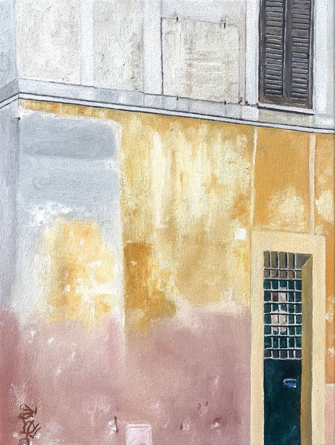VIA GIULIA, oil on canvas, 16x12 inches, 40x30 cm.jpg