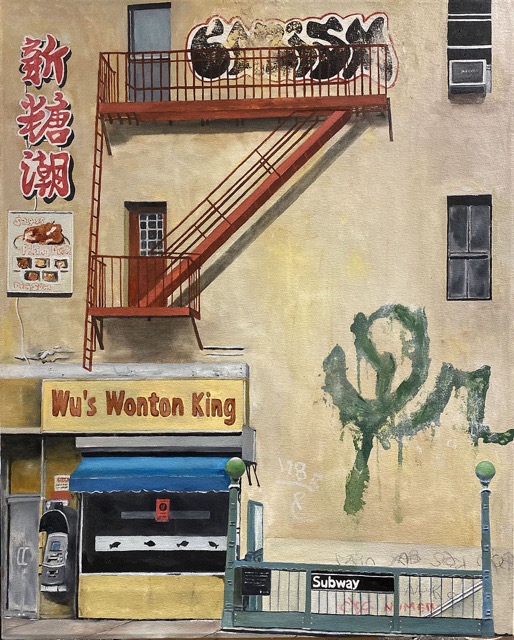 THE CABALIST OF EAST BROADWAY, oil on canvas, 30x24 inches, 76x61 cm.jpg